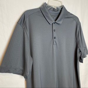 Nike Dri-Fit Golf Tour Performance Grey Polo Size Large
